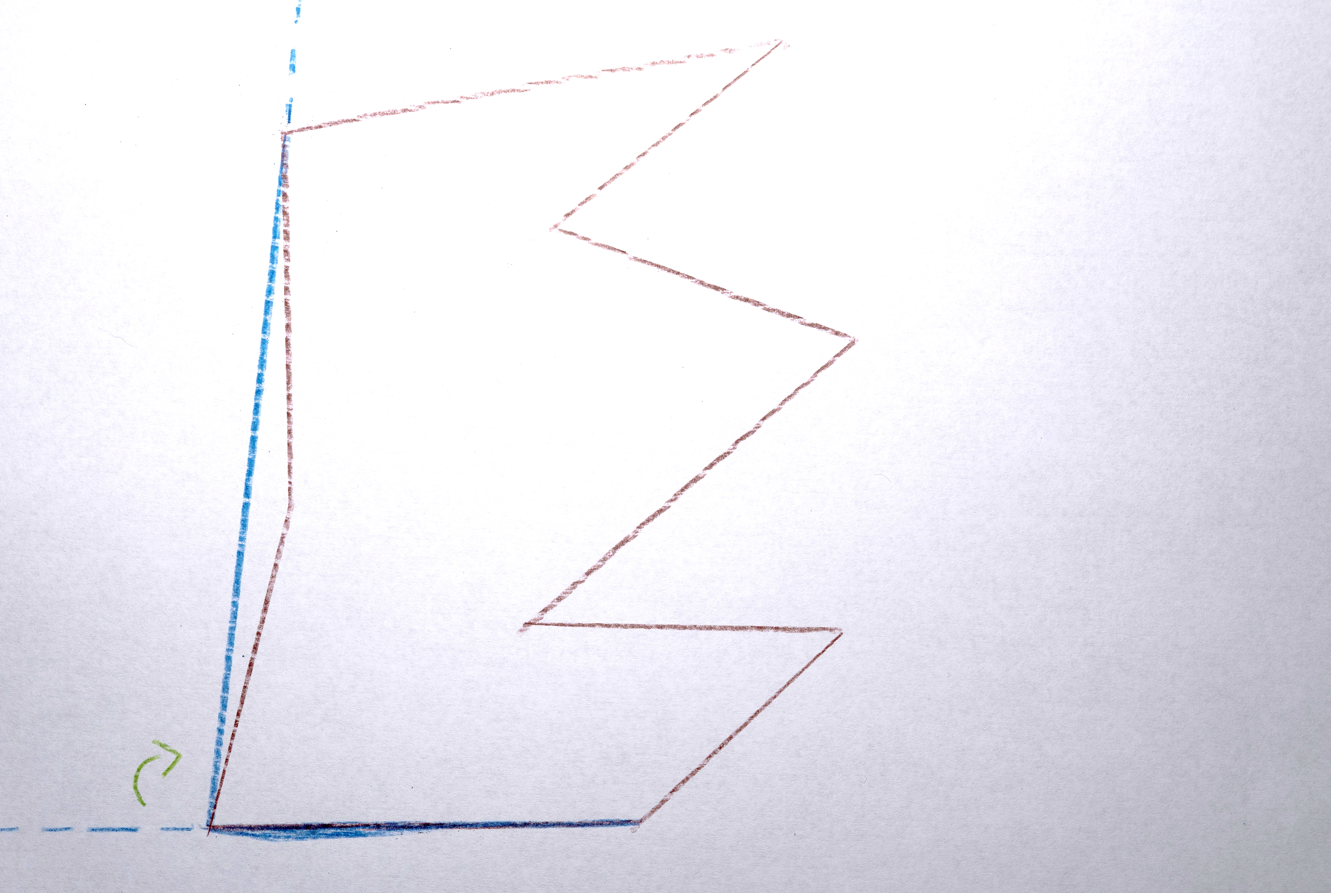 Now extend that line out to infinity.