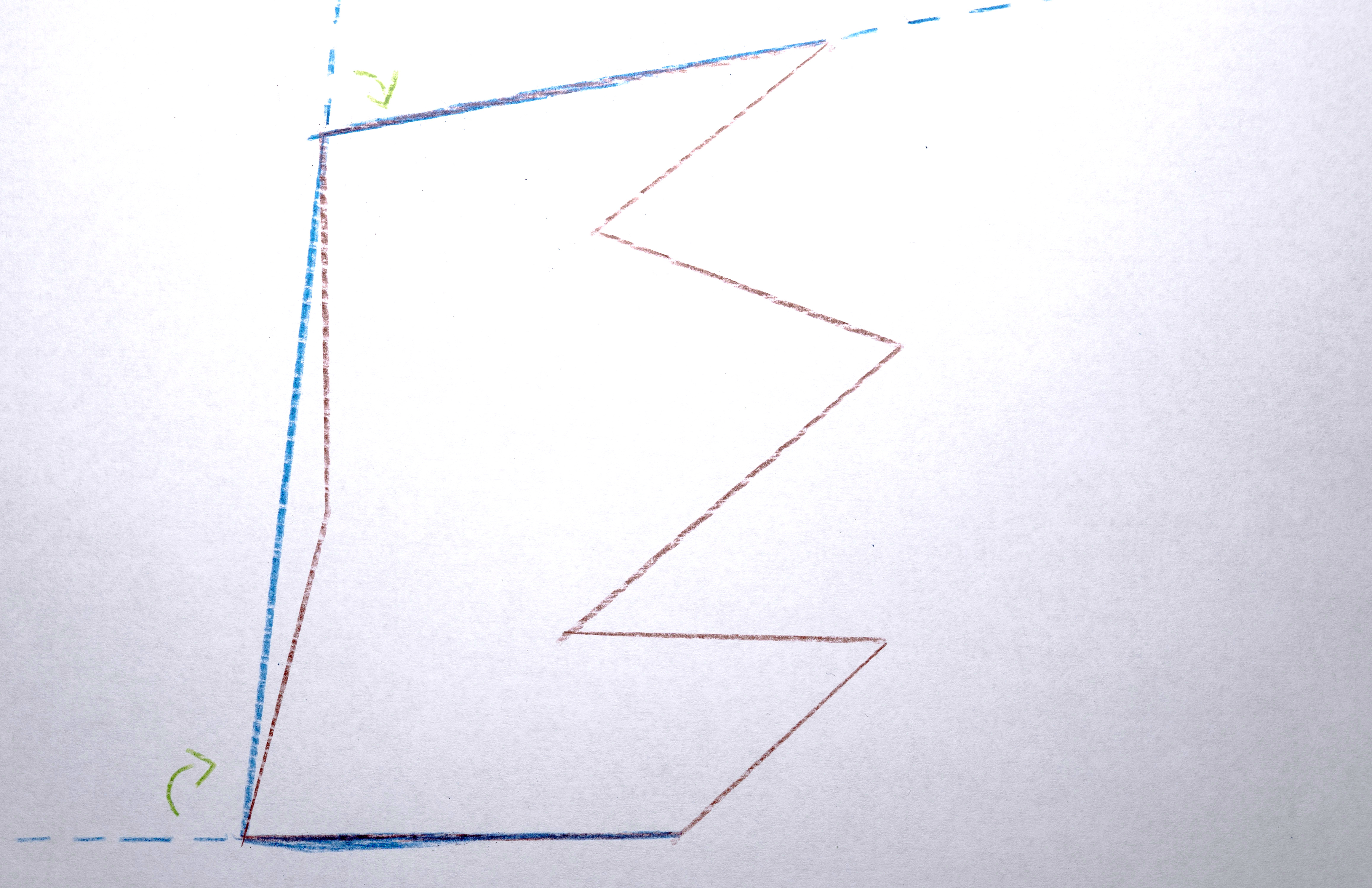 Extend that line out to infinity.